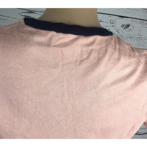 The Webster Miami at Target Pink Navy Classic Cardigan Sweater Gold Buttons XS - Picture 9 of 11
